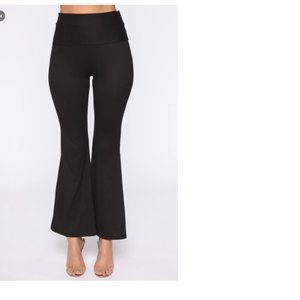 Fashion NOva Flare Pants - Black #FREE w order $25 UP #